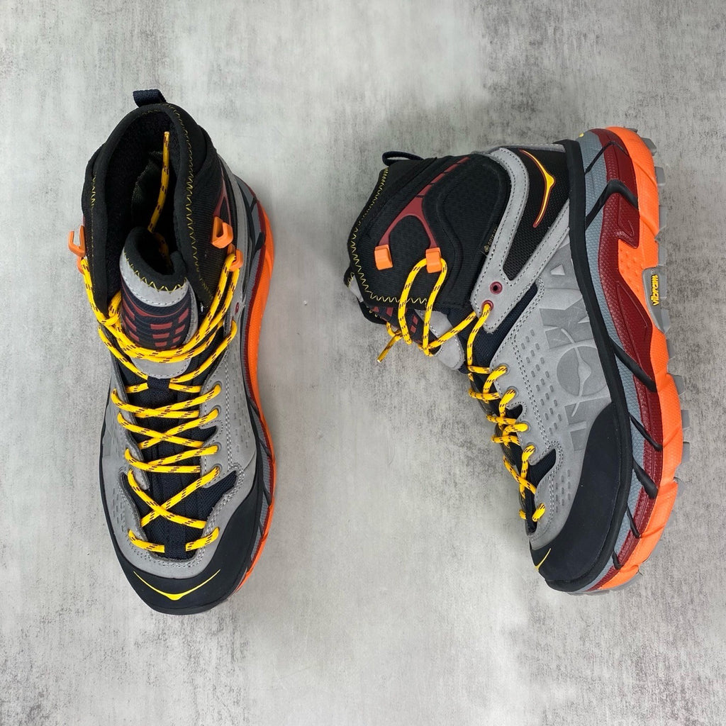 Hoka Men's Spring/Fall Fashion Casual Round Toe Lace Up Slip Resistant Durable Thick Sole High Top Outdoor Sneakers Shoes #79266