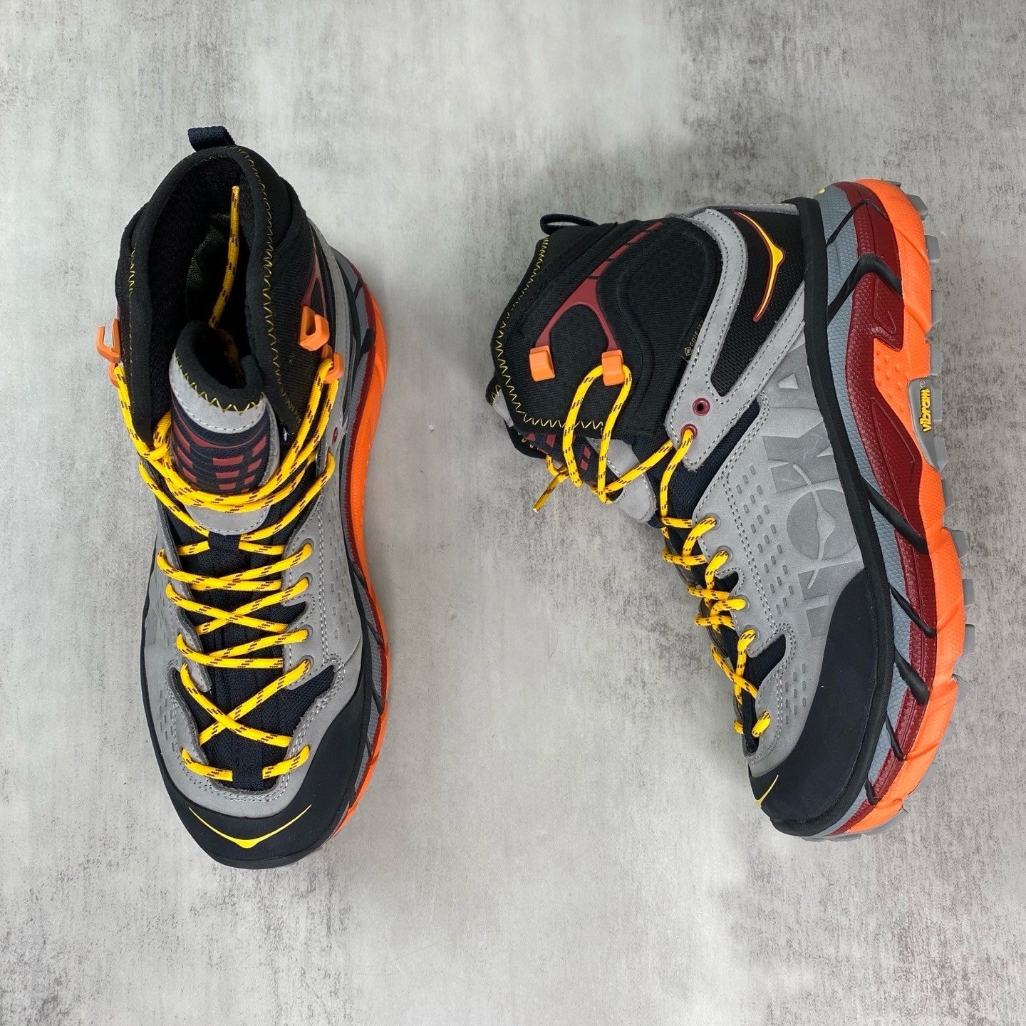 Hoka Men's Spring/Fall Fashion Casual Round Toe Lace Up Slip Resistant Durable Thick Sole High Top Outdoor Sneakers Shoes #79266