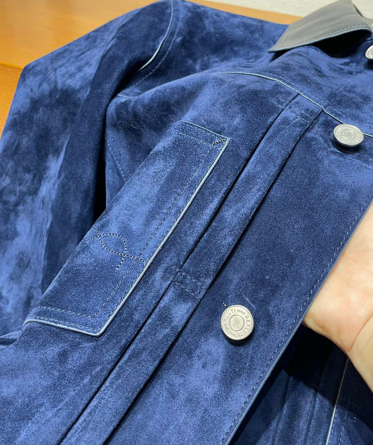Berluti Suede Leather Jacket Ngvp #6519