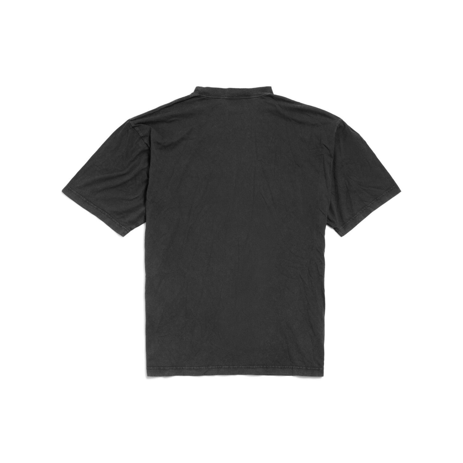 Balenciaga BB ICON STENCIL Men's Summer Fashion Casual Crew Neck Vintage Plain Knit Oversized Loose Fit T-Shirt #78613