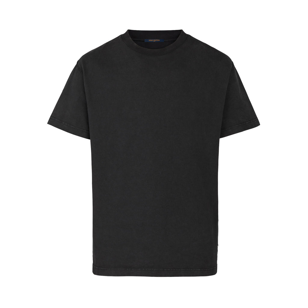 Louis Vuitton Men's Black Summer Short Sleeve Inside Out T-Shirt #96929
