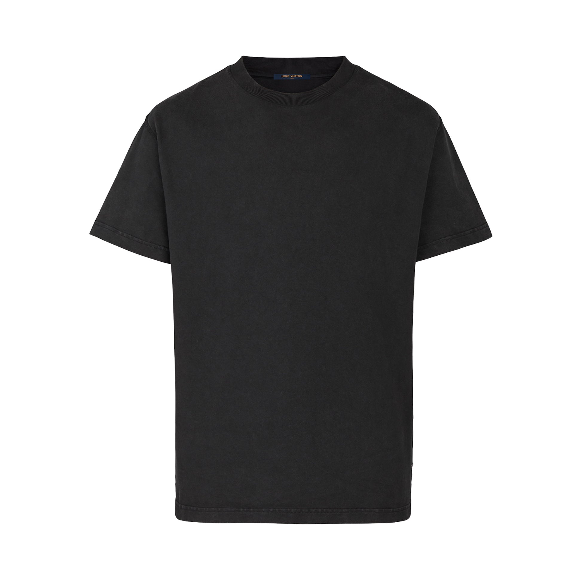 Louis Vuitton Men's Black Summer Short Sleeve Inside Out T-Shirt #96929