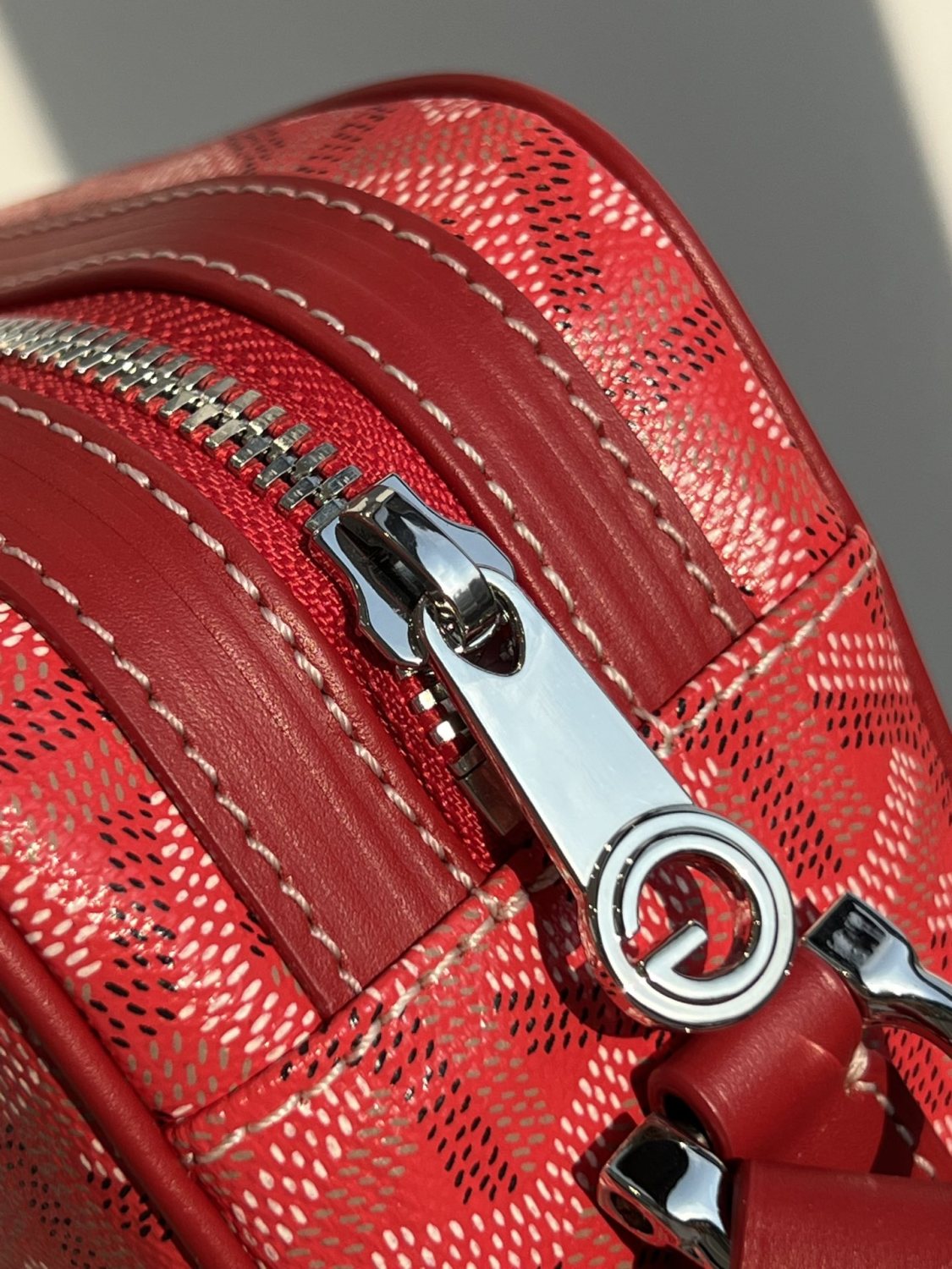 GOYARD Cap-vert Men's And Women's Old Flower Full Print Inside And Outside Compartments Canvas Patchwork Leather Messenger Bag Camera Bag Shoulder Crossbody Bags #76387
