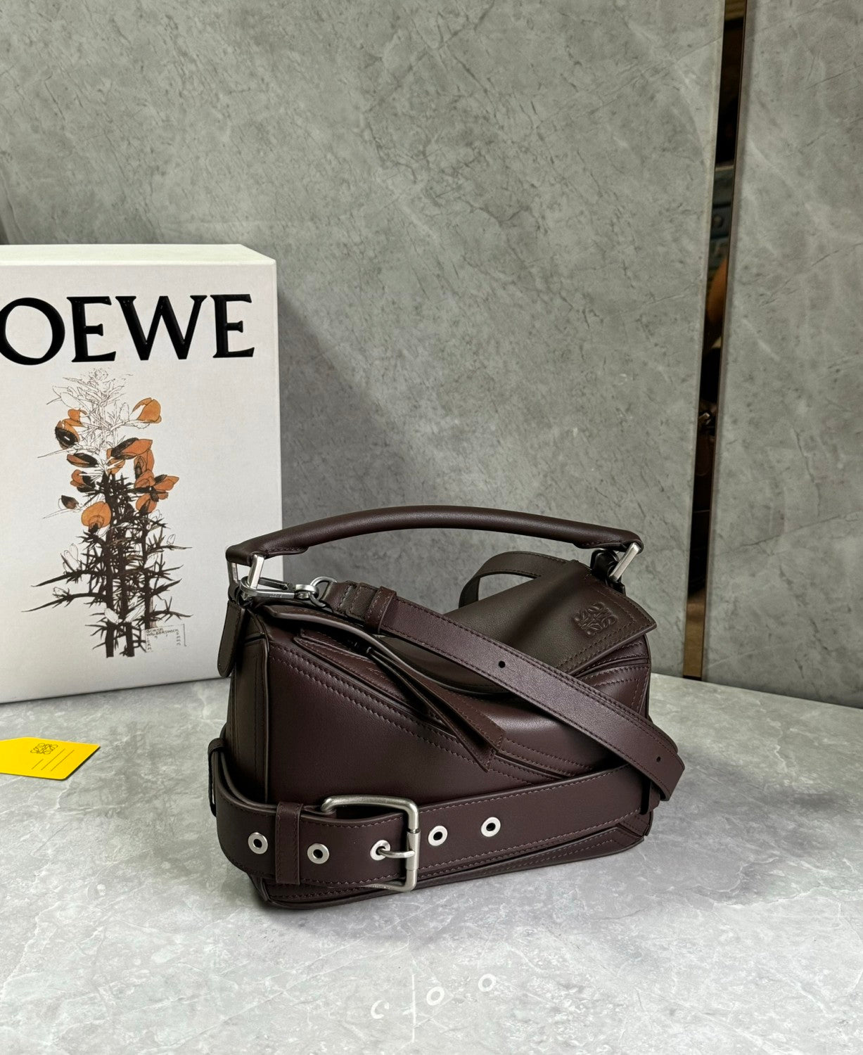 Loewe Puzzle Biker Women's Fashion Classic Solid Color 3D Patchwork Geometric Line Biker Bag Shoulder Bag Crossbody Bag Tote Bag Bags #78823