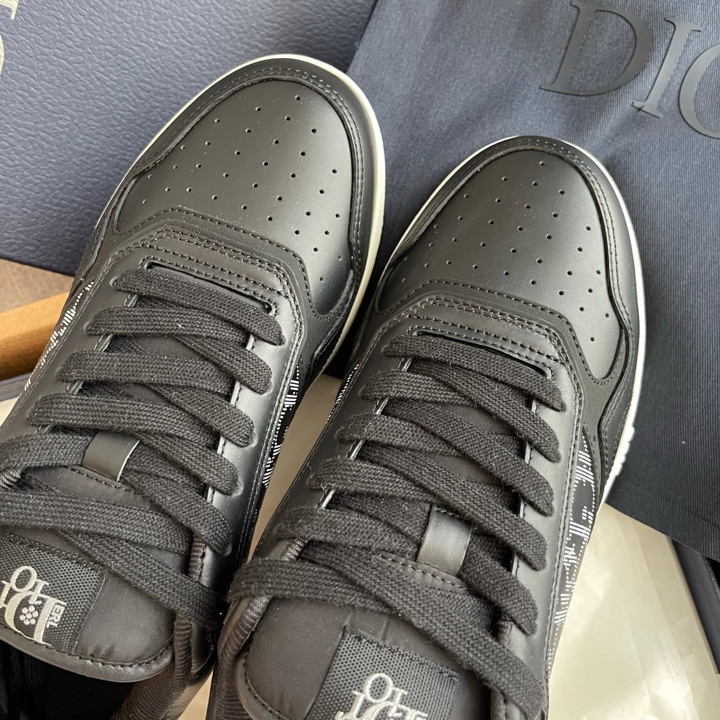 DIOR B27 Uptown Low-Top Sneaker Calfskin Dior Oblique Embossed Suede #376179
