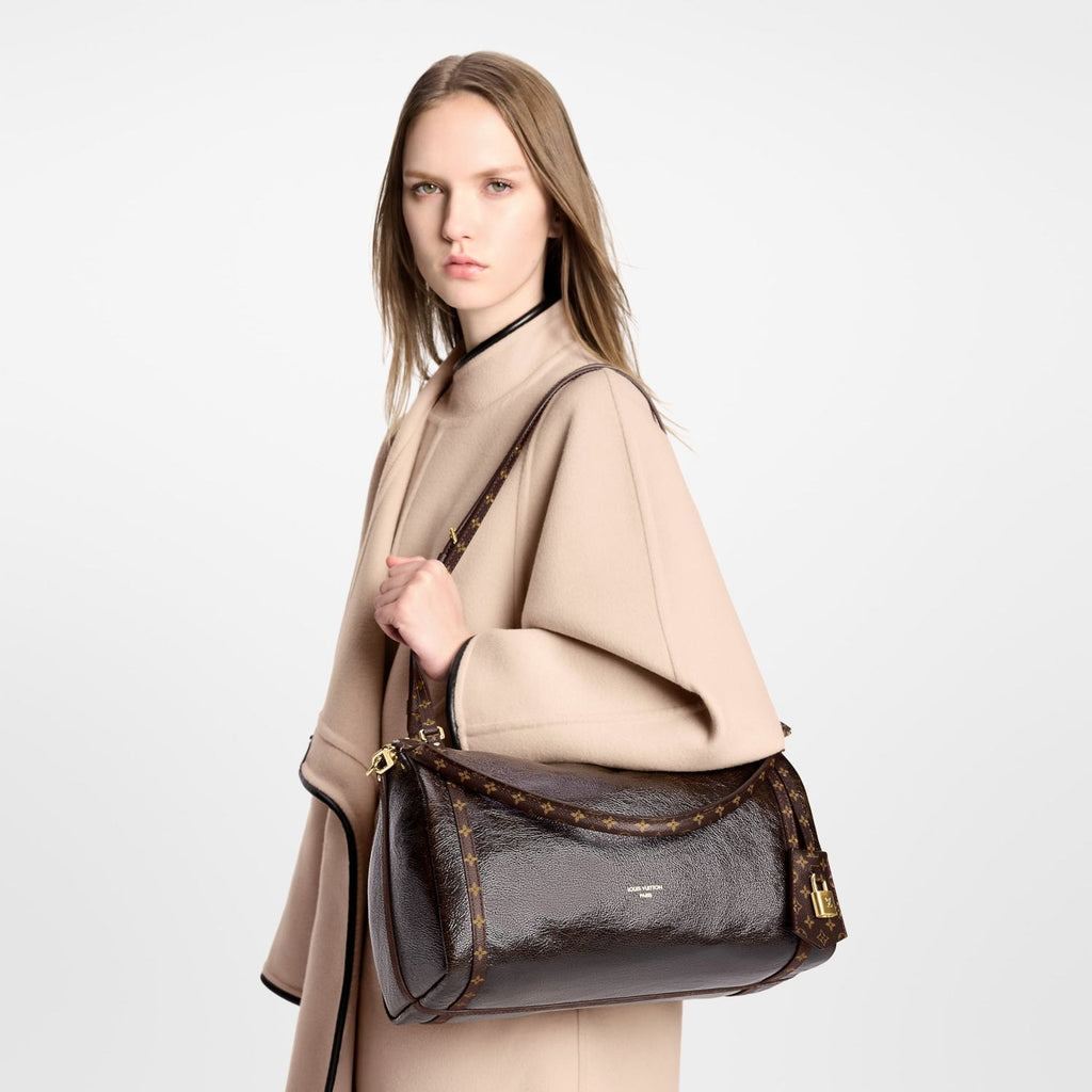 Louis Vuitton Express Cow Leather Coated Canvas Trimmed Waxed Leather Armpit Bag Shoulder Bag Crossbody Handbag M26359 M26397 #333466