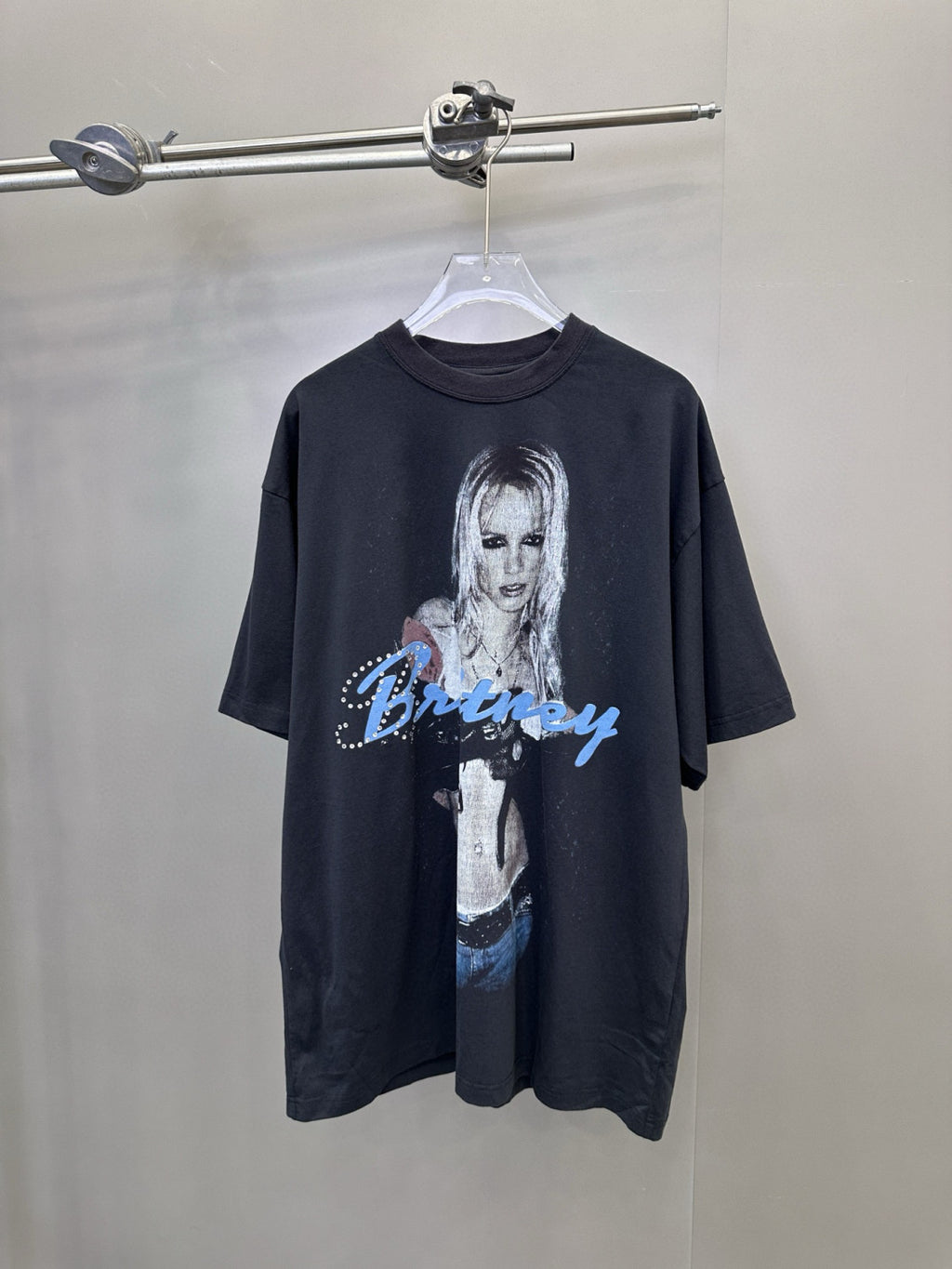 Balenciaga Music Britney Spear Collection Silhouette T-Shirt Men Women Spring Summer Fashion Trend Loose Casual Printed T-shirt Ngvp #1724