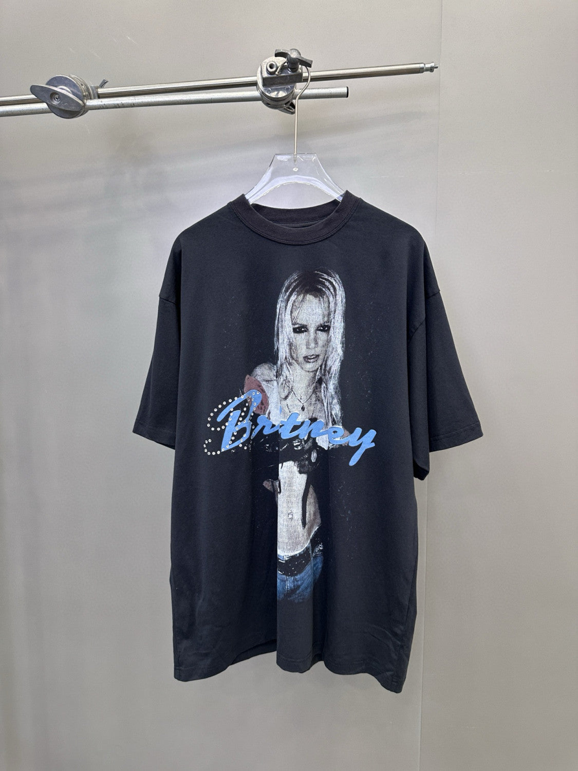 Balenciaga Music Britney Spear Collection Silhouette T-Shirt Men Women Spring Summer Fashion Trend Loose Casual Printed T-shirt Ngvp #1724
