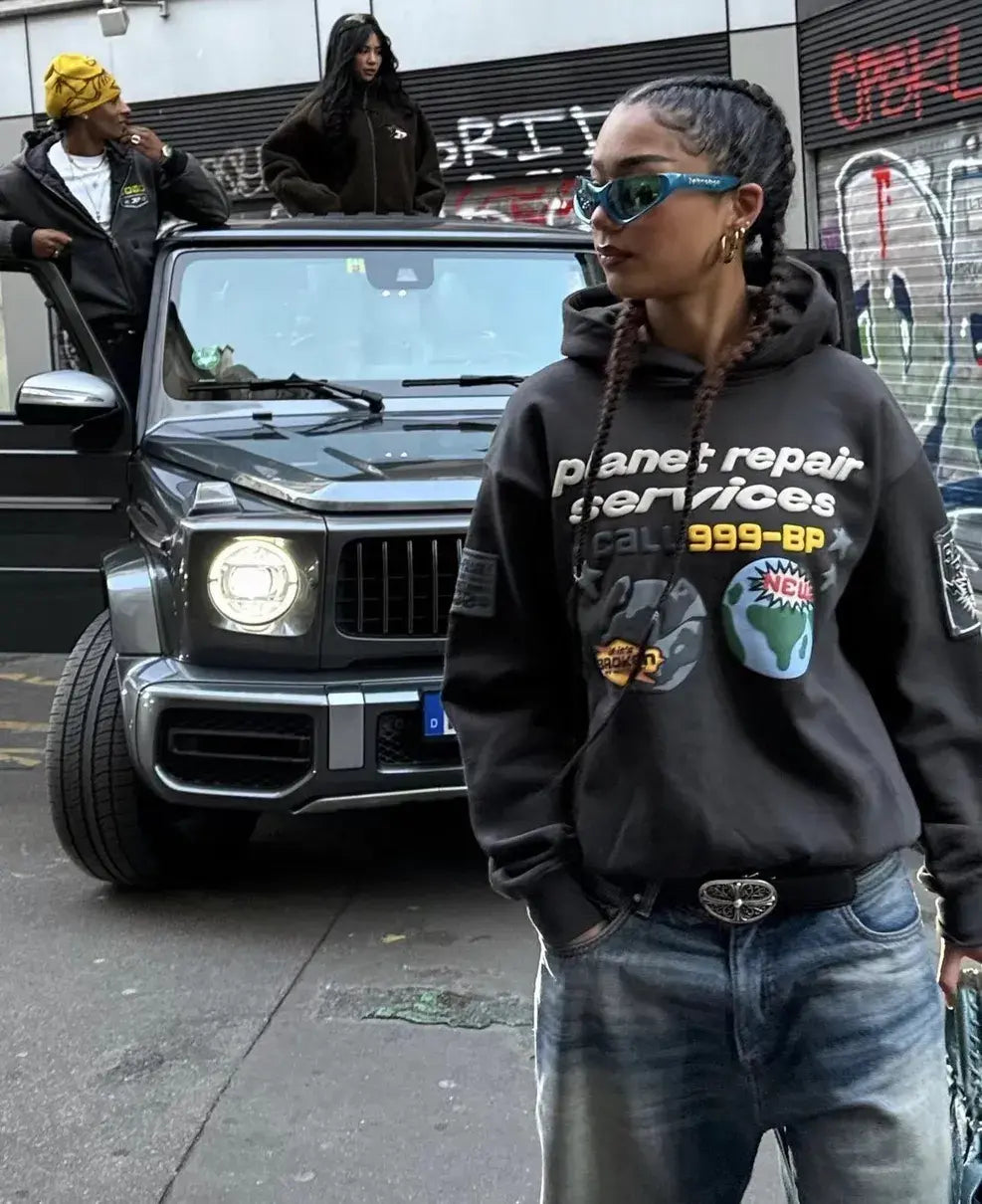 Broken Planet Repair Services Hoodie