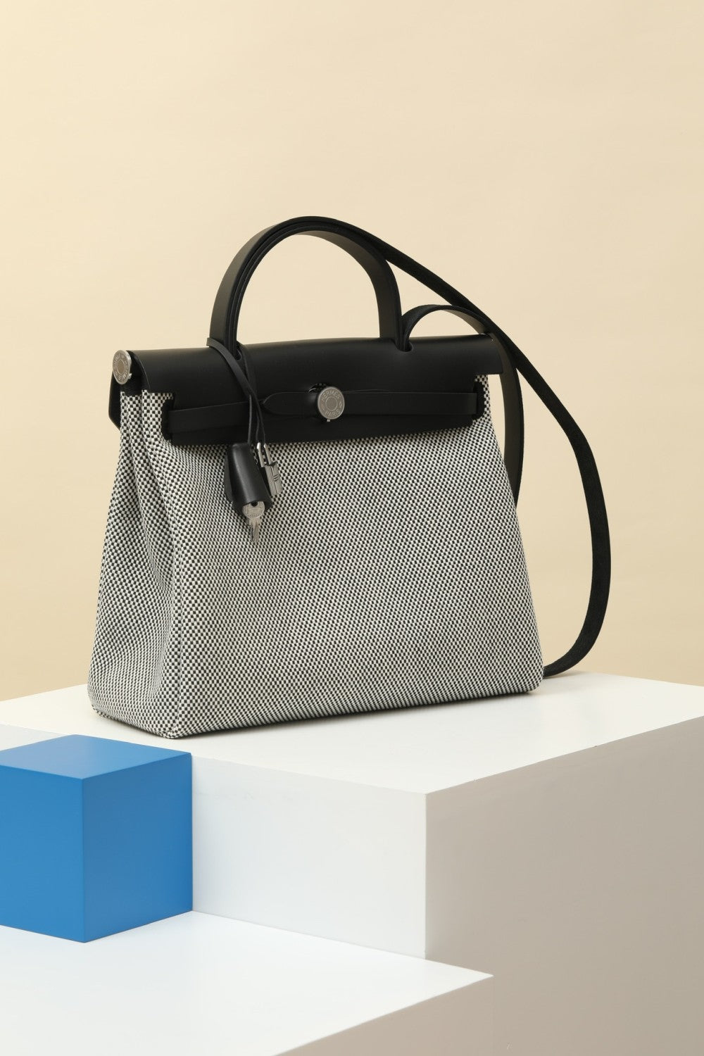 Hermes Women's Classic Fashion Solid Color Leather Saddle Buckle Lock Military Canvas Travel Tote Shoulder Bag Bags HB310180 #79122