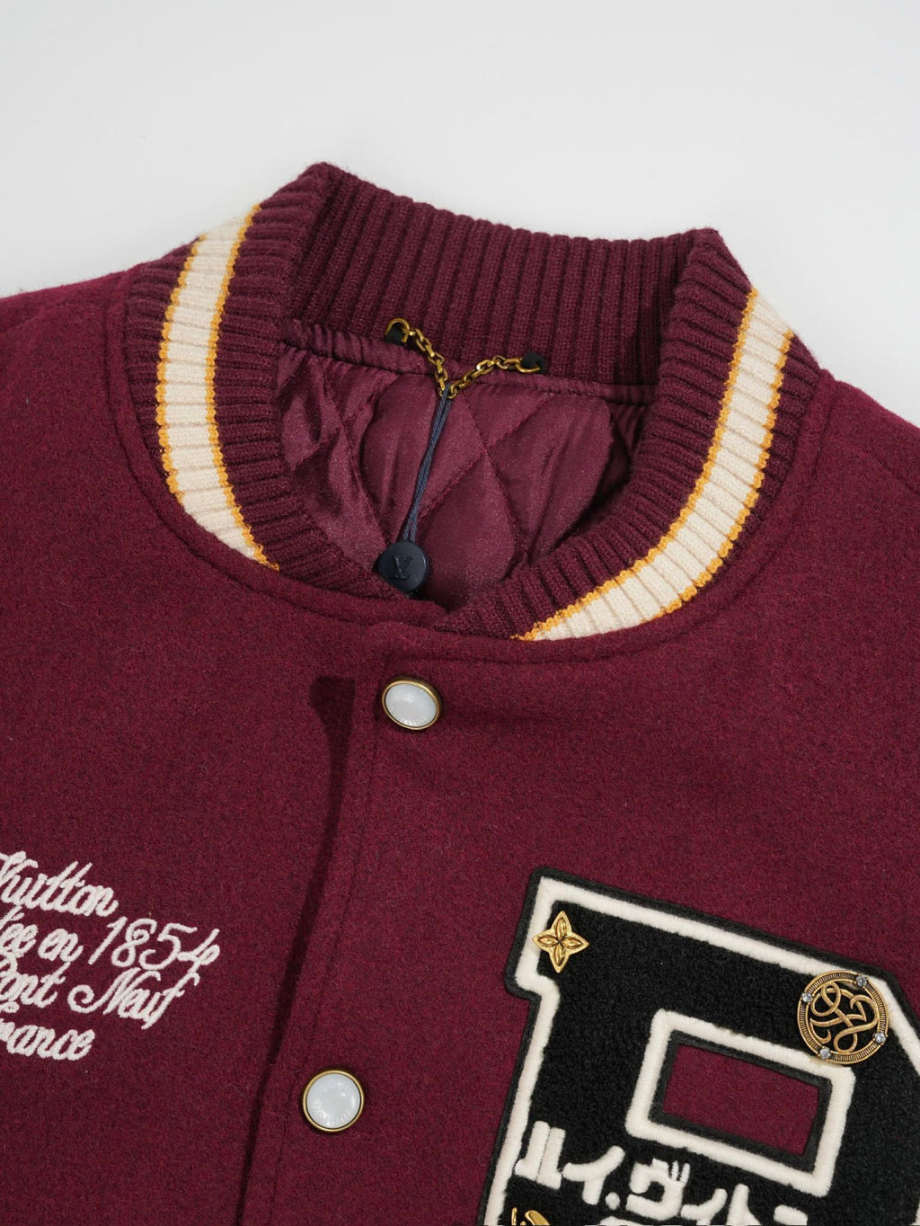 Louis Vuitton Custom Epi Leather College Jacket #332524