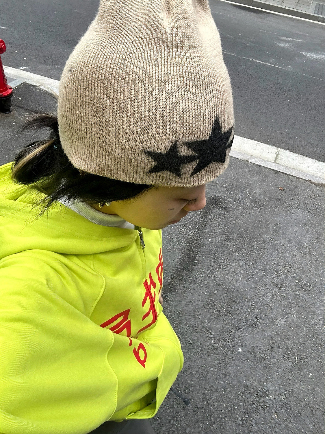 Praying Men's Fall And Winter Fluorescent Yellow Lifeguard Print Subculture Tide Zipper Hoodie Sweatshirt Ngvp #2621