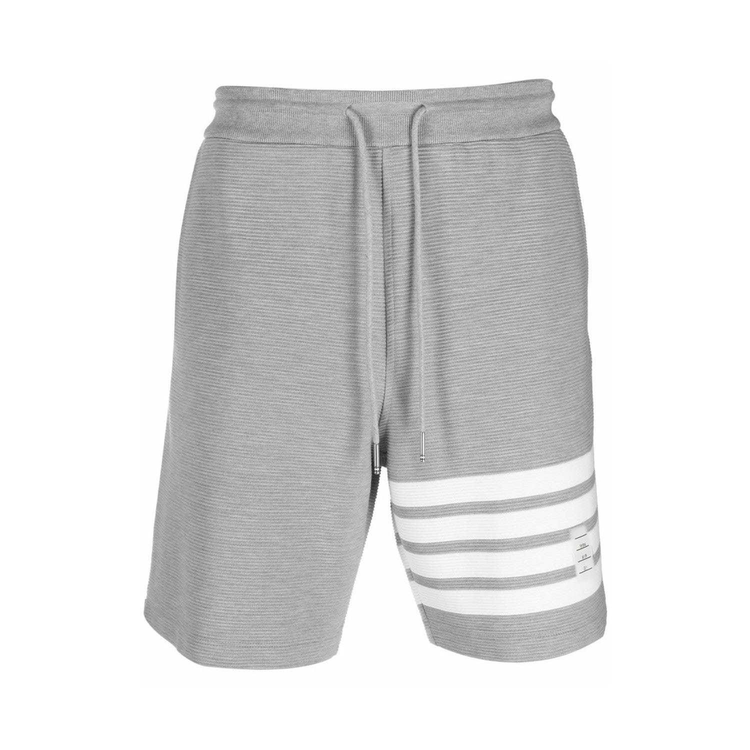 Thom Browne Men's Summer Lapel Straight Polo Short Sleeve Shirt Solid Color Casual Striped Elastic Waist Tie Sports Shorts Ngvp #1942
