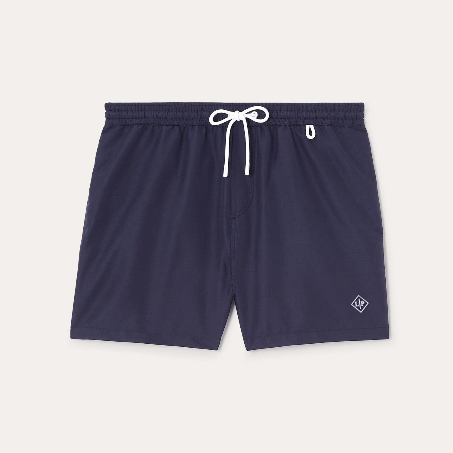 Loro Piana Men's Summer Letter Solid Color Mid Waist Tie Straight Bay Swim Shorts Ngvp #9959