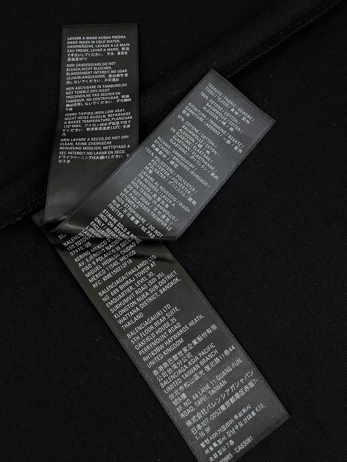 Balenciaga Clashing Colours Short Sleeve T-Shirt #96593