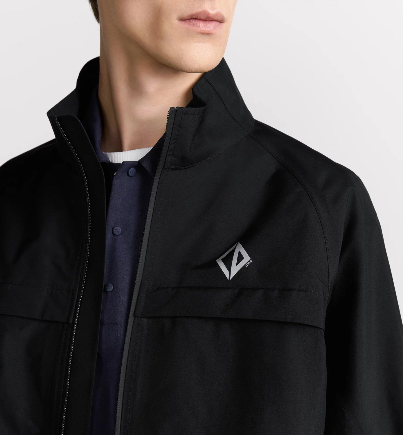 Dior Men's Women's Fall/winter Sportswear Cd Diamond Logo Funky Design Casual Fashion Loose Casual Zipper Jacket #81615