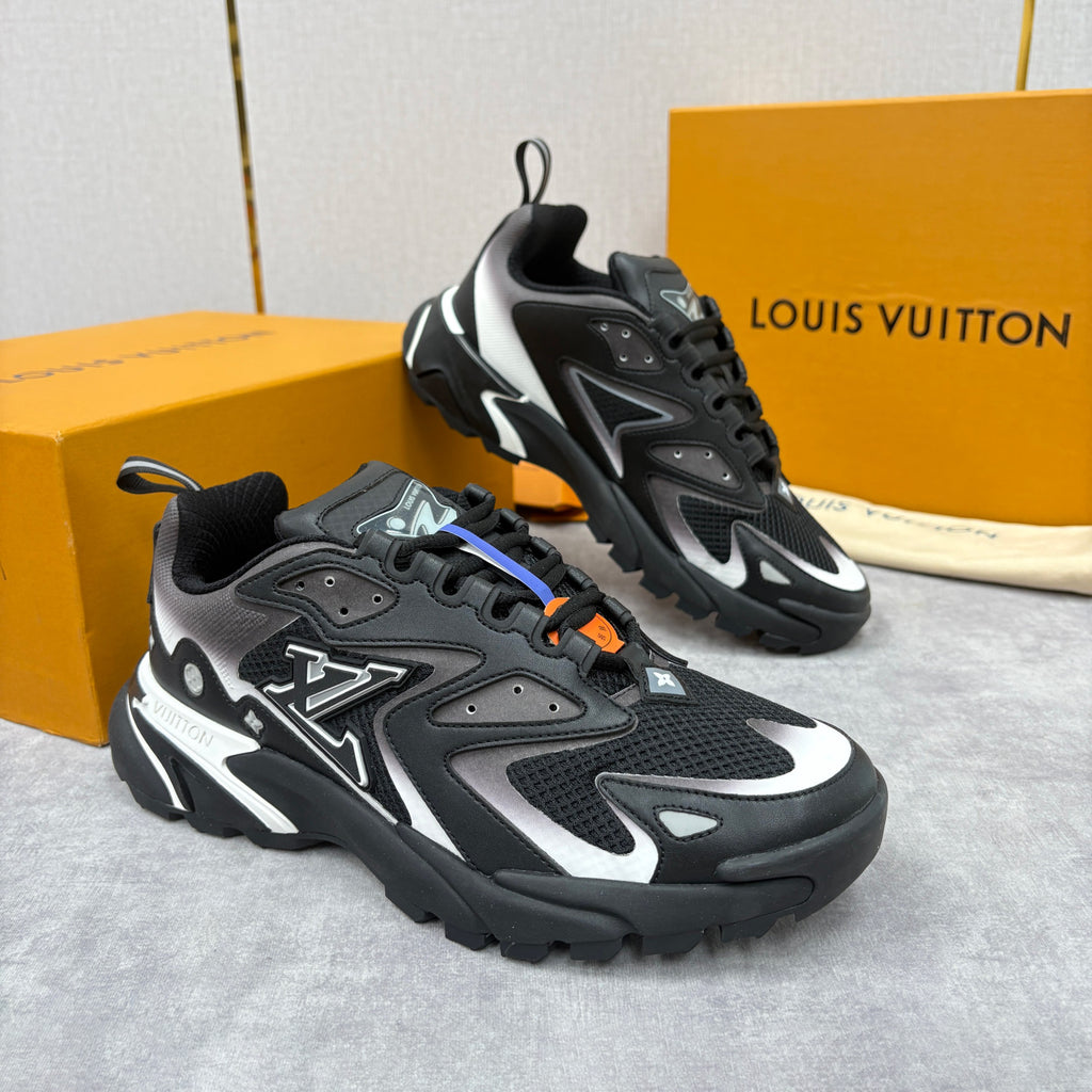 Louis Vuitton LV RUNNER TATIC Men's And Women's Spring/summer Casual Round Toe Lace Up Floral Logo Low Top Casual Sneakers Shoes #78323