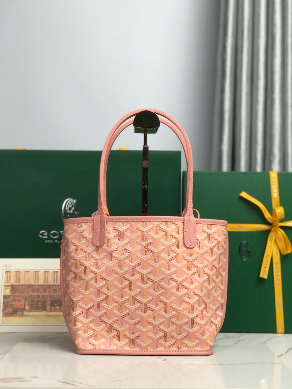 Goyard Four Seasons Colorful Collection Anjou Mini Bags Clutch Bags Card Holders Handbags Fashionable Casual Commuter Bag Bags #196819