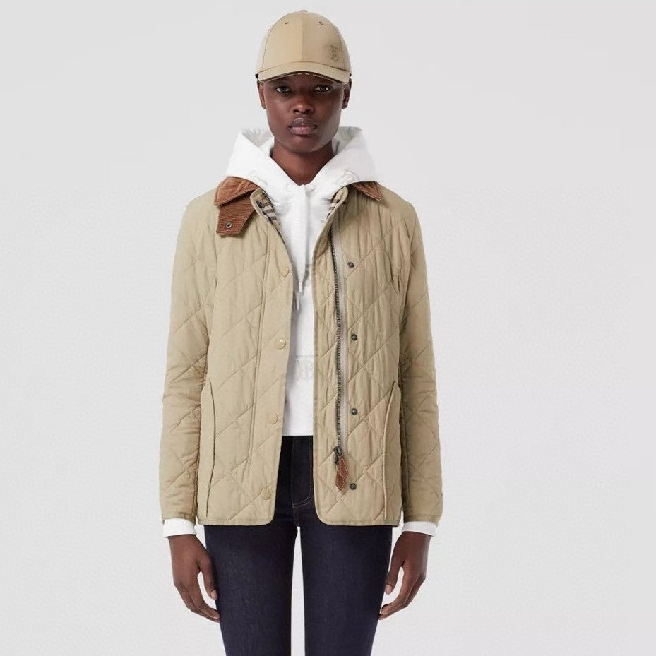Burberry Women's Fashion Casual Solid Color Lapel Single Breasted Regular Fit Long Sleeve Jacket #79198