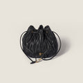 MiuMiu Black Matelassé Nappa Leather Pouch #334669