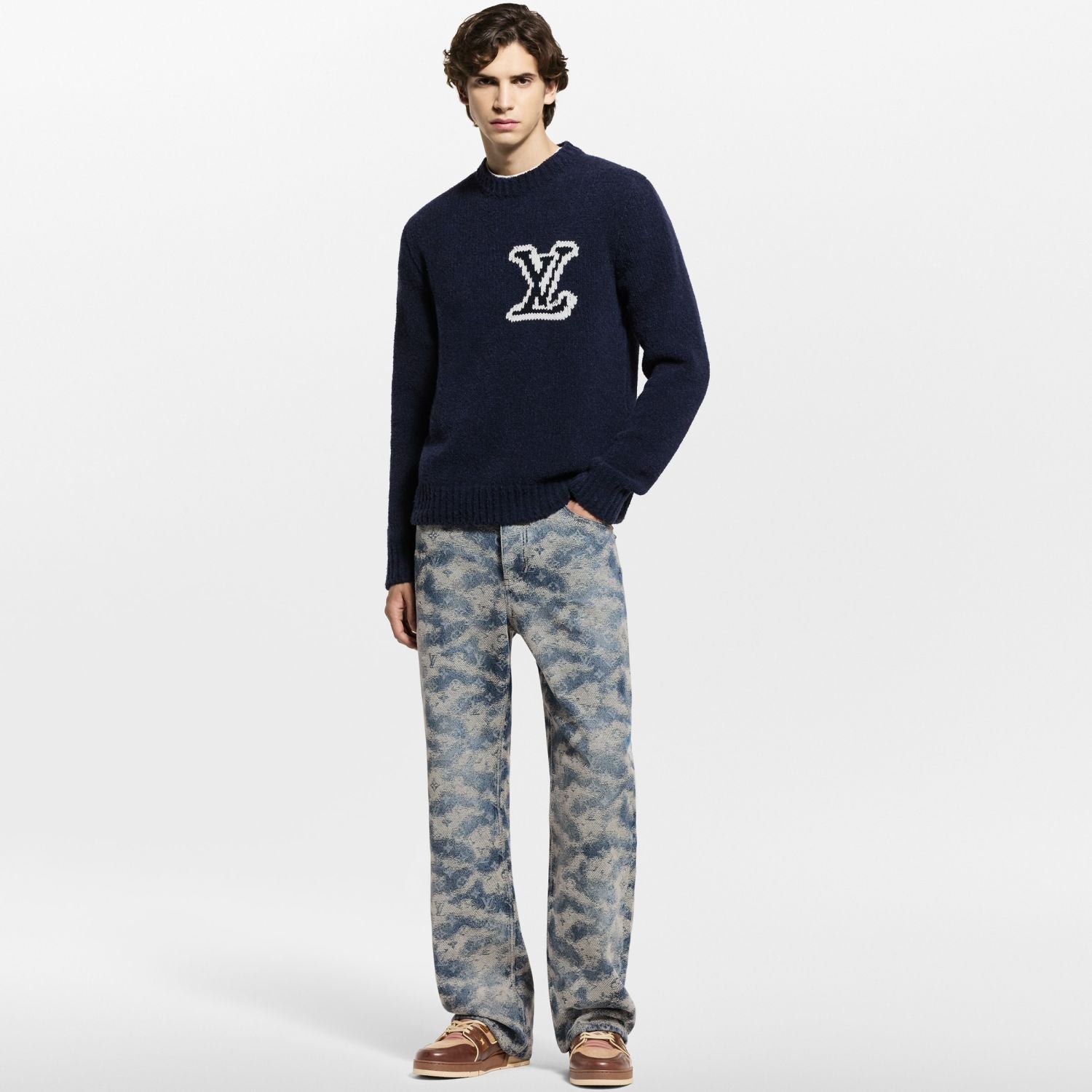 Louis Vuitton LV Intarsia Crewneck 1AJAZ1 #335721