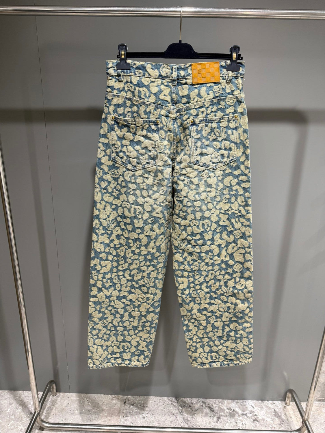 Louis Vuitton Jacquard Workwear Denim Pants 1AILS8 #335823