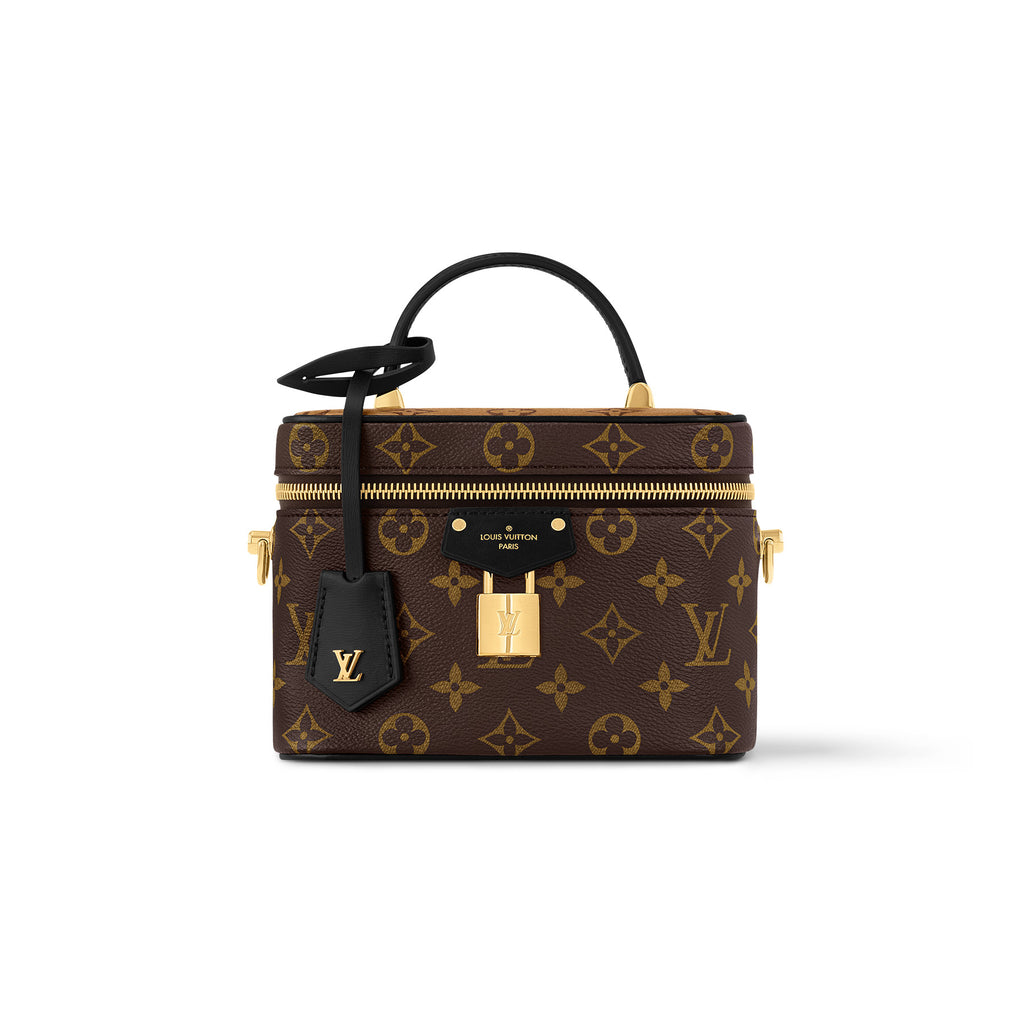 Louis Vuitton Vanity Women's Solid Color Classic Printed Chain Leather Handbag Shoulder Bag Bags #77966