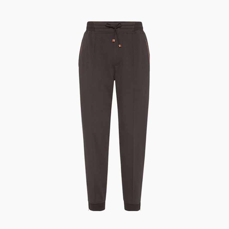 Brunello Cucinelli Men's Lace-up Sweatpants Four Seasons Solid Color Cotton Casual Drawstring Trousers Pants Ngvp #1767