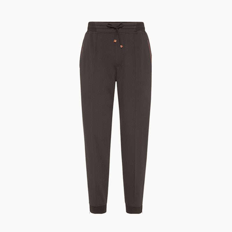 Brunello Cucinelli Men's Lace-up Sweatpants Four Seasons Solid Color Cotton Casual Drawstring Trousers Pants Ngvp #1767