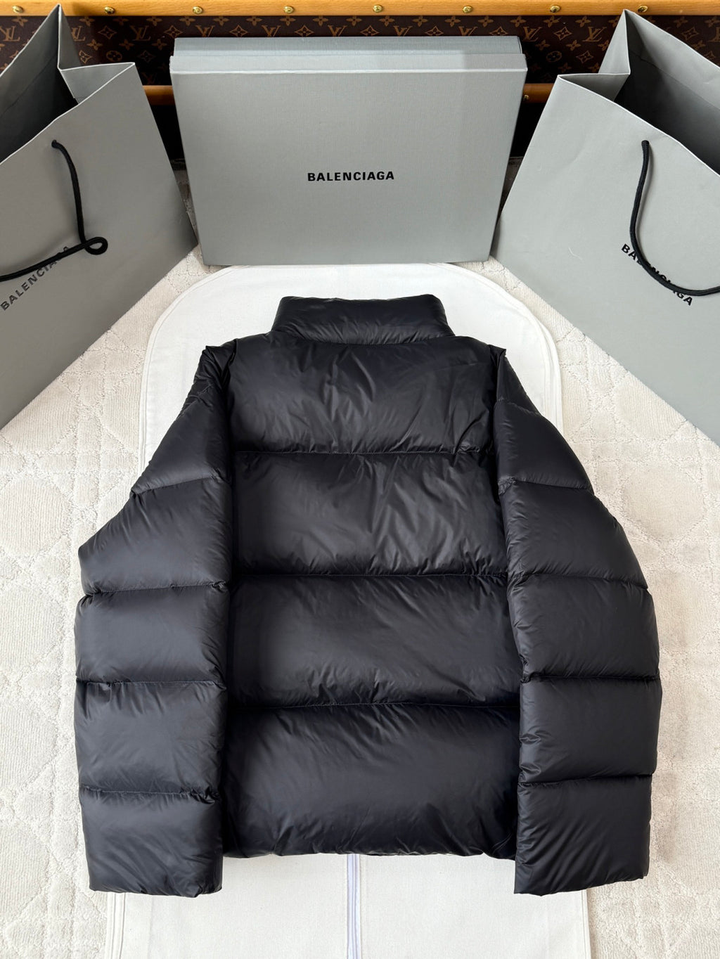 Balenciaga Standard Puffer in Black #334416