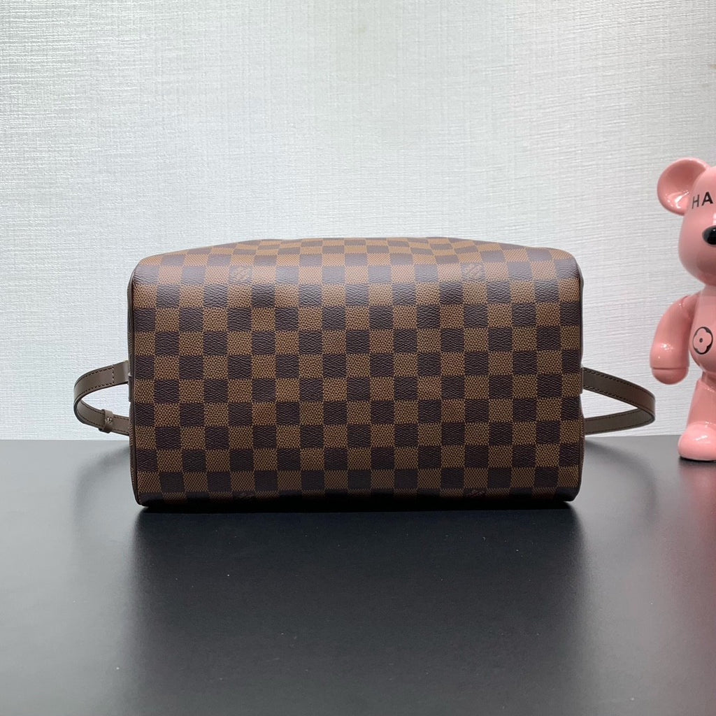 Louis Vuitton SPEEDY BANDOULIÈRE 30 Men's Women's Vintage Handbag Damier Ebene Canvas Checkerboard Fashion Luxury  Bag Bags N40590 #81157