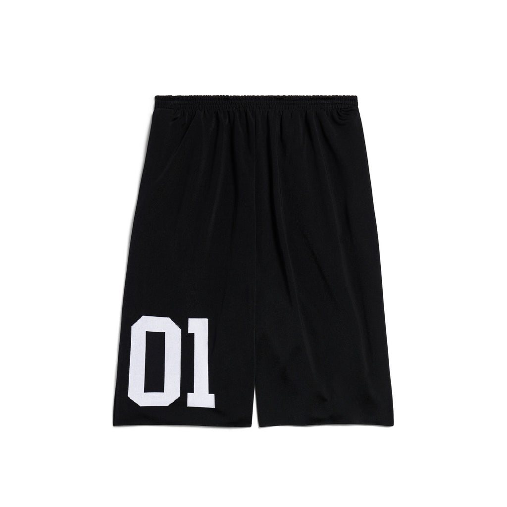 Balenciaga Men's Summer Basketball Series Black and White Jacquard Sports Knit Tank Top Casual Athletic Shorts Set Suit #76417