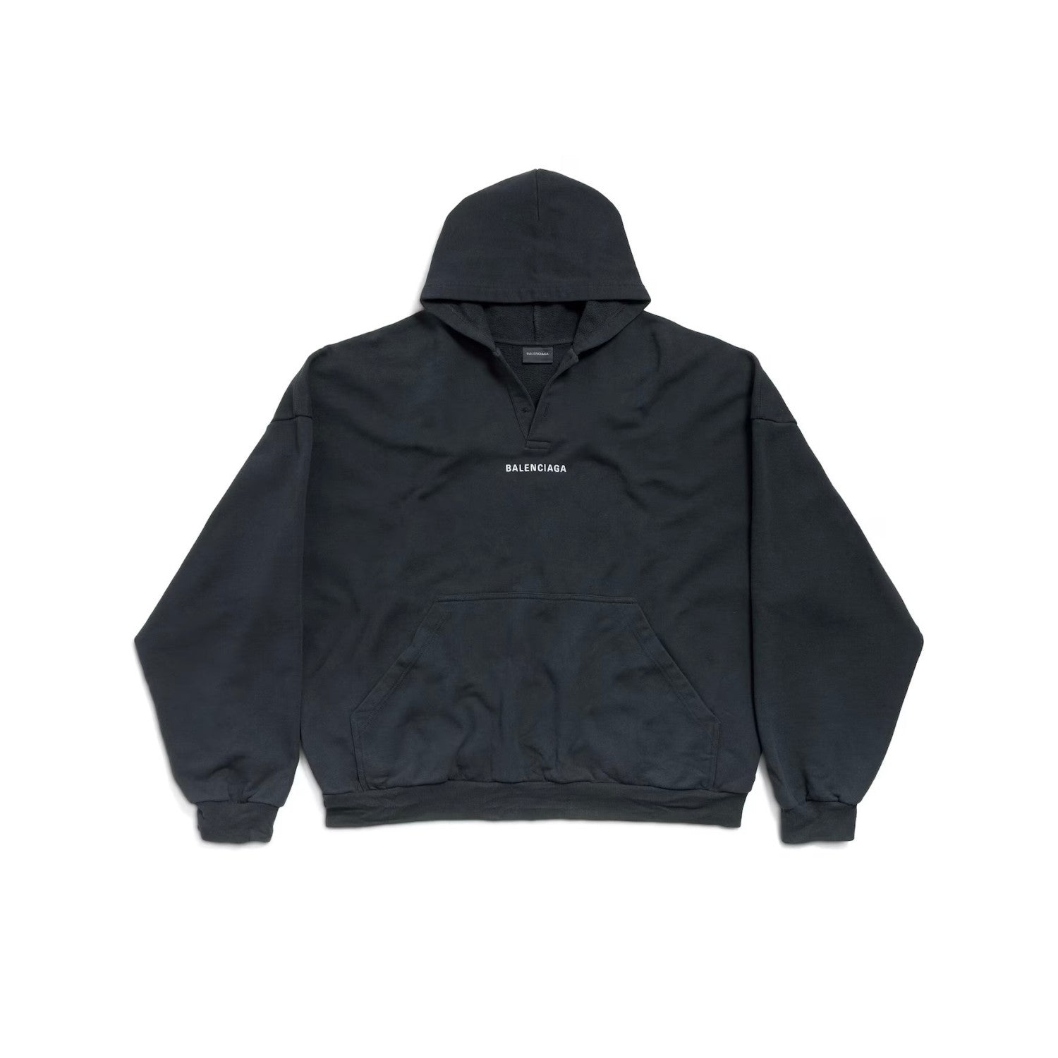 Balenciaga Polo Collar Hooded Sweatshirt #333810
