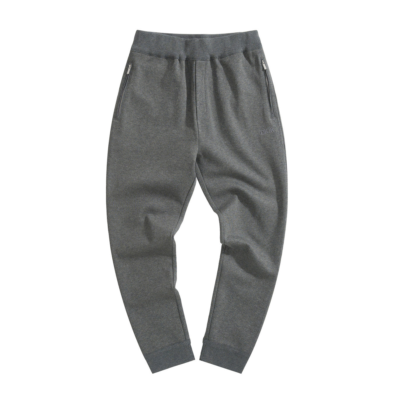 Dior Men's Spring and Autumn Solid Color Hooded Drawstring Cashmere Zipper Jacket Casual Trousers Pants Set Suit #72952