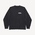 Balenciaga Top-quality Version Men's Masking Tape Long Sleeve T-shirt Large Fit in Faded Black #336737