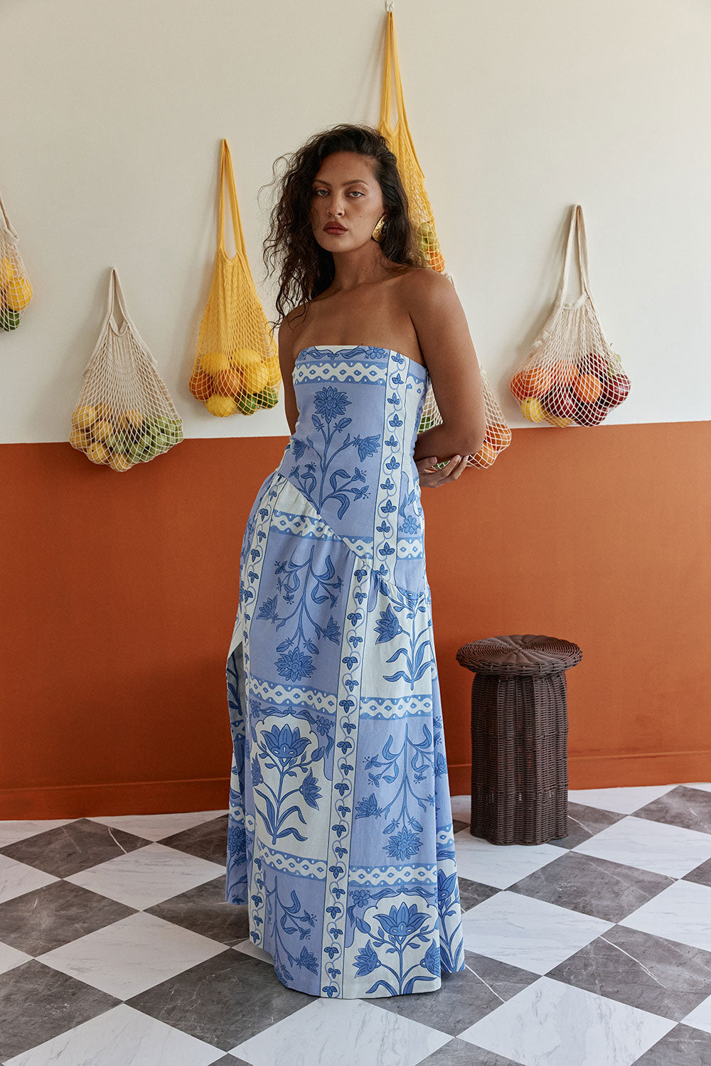 Aliza Dress - Palais Blue