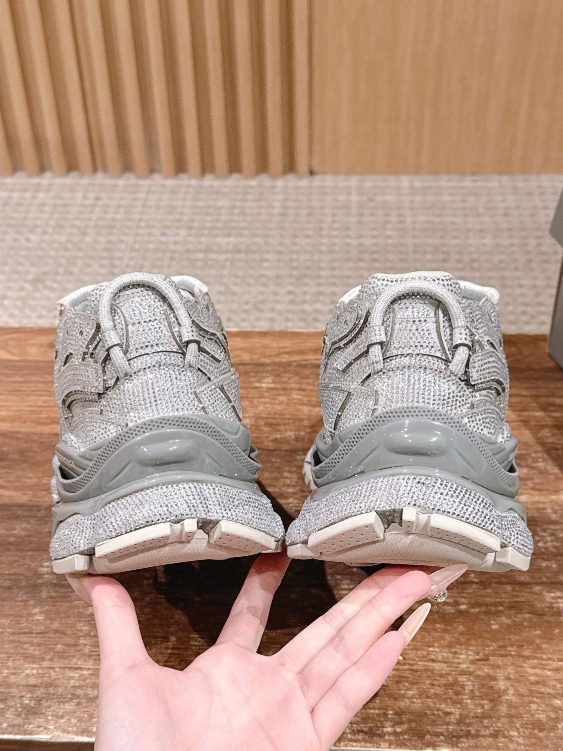 Balenciaga  Runner Sneaker With Rhinestones #333852