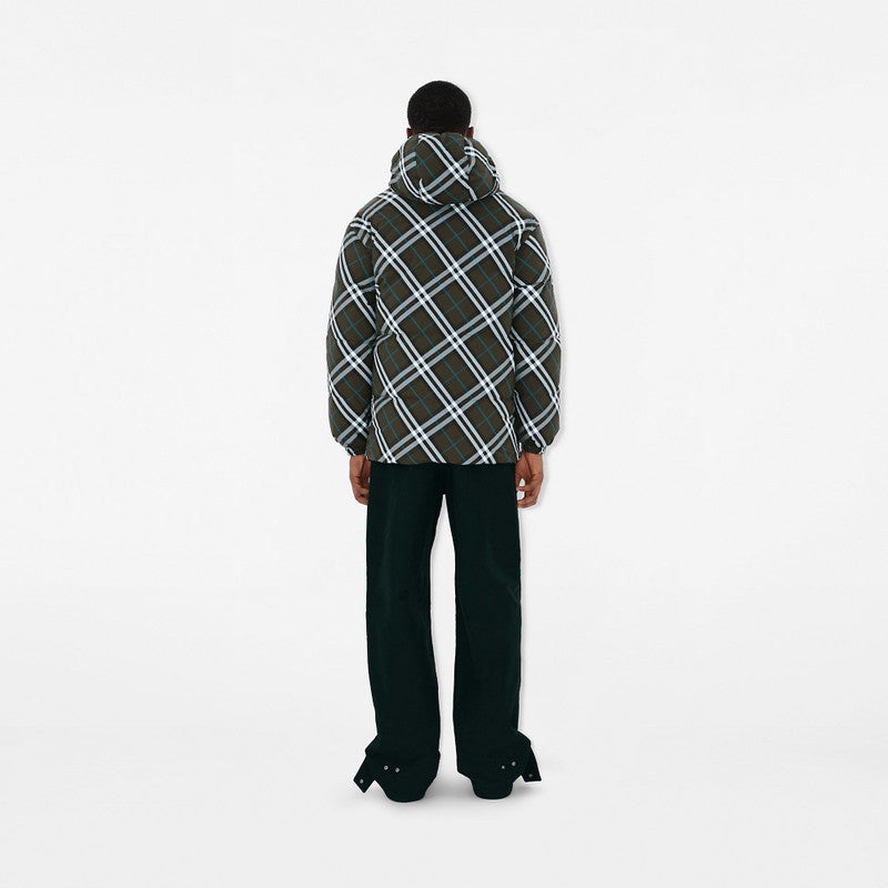 Burberry Reversible Check Nylon Puffer Jacket  #334021