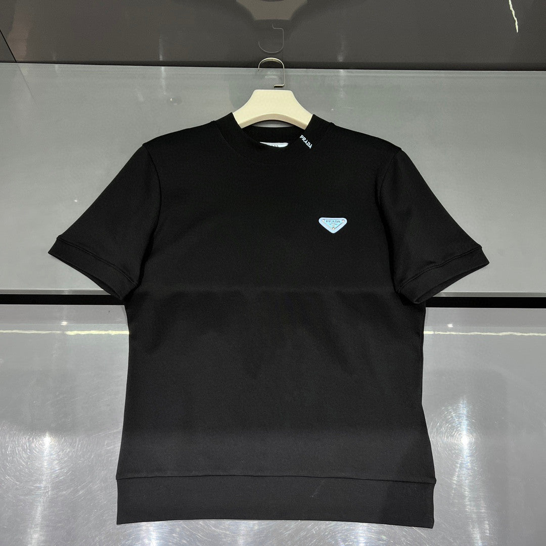 Prada Cotton round neck short sleeve T-shirt #96677