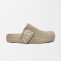 LOEWE Women's Summer Solid Color Suede Round Toe Flat Birkenstock Sandals Shoes Slippers #77314
