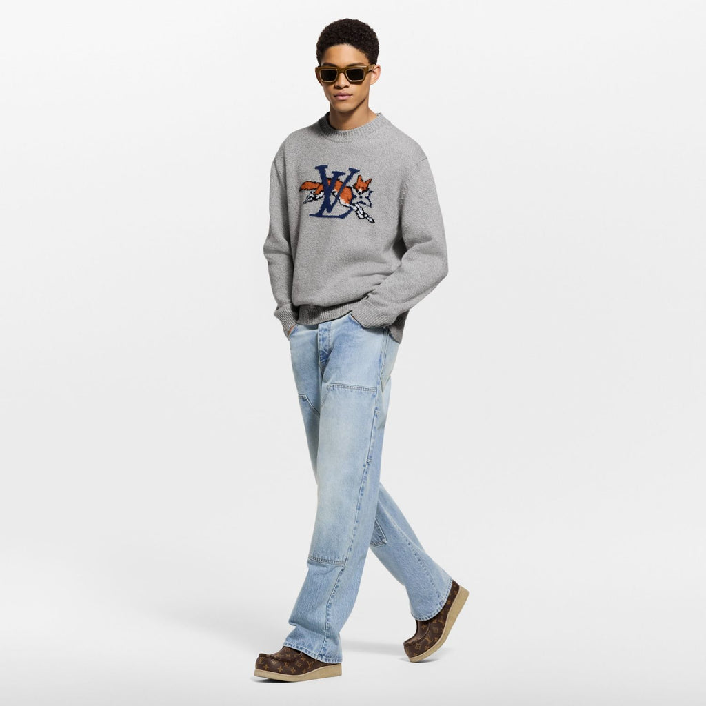 Louis Vuitton Hooded Workwear Denim Blouson Denim Carpenter Pants 1AJBAO 1AJBKS #335609