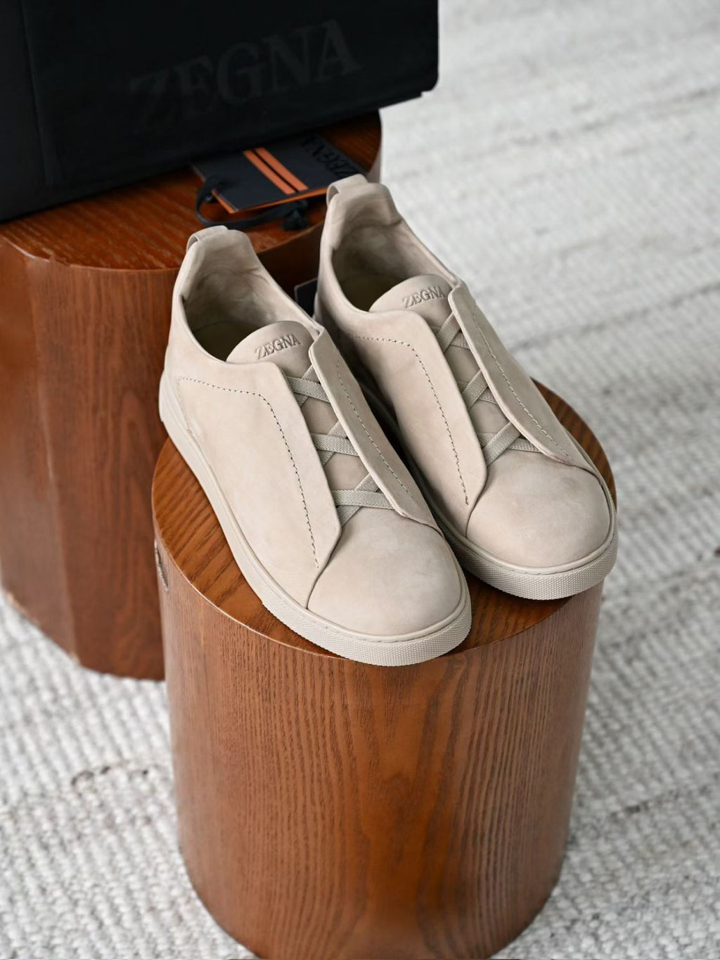 Zegna Triple Stitch SECONDSKIN Sneakers #384728