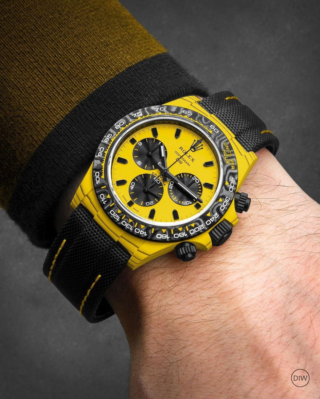 Rolex Men Women Fashion Luxury Carbon Fiber Casual Temperament Mechanical Watch #98765