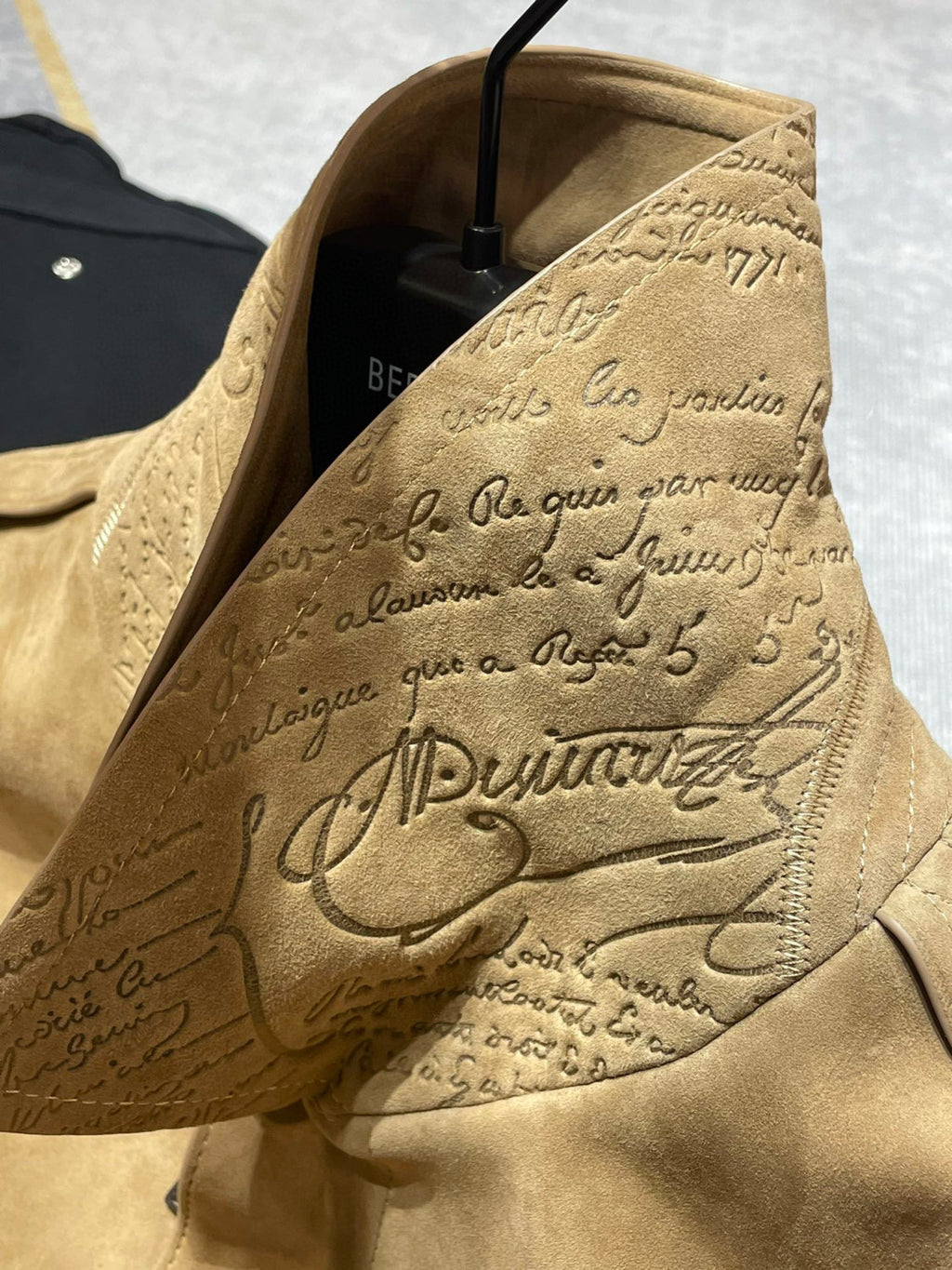 Berluti Men's Long Sleeve Leather Jacket Coat Ngvp #6291