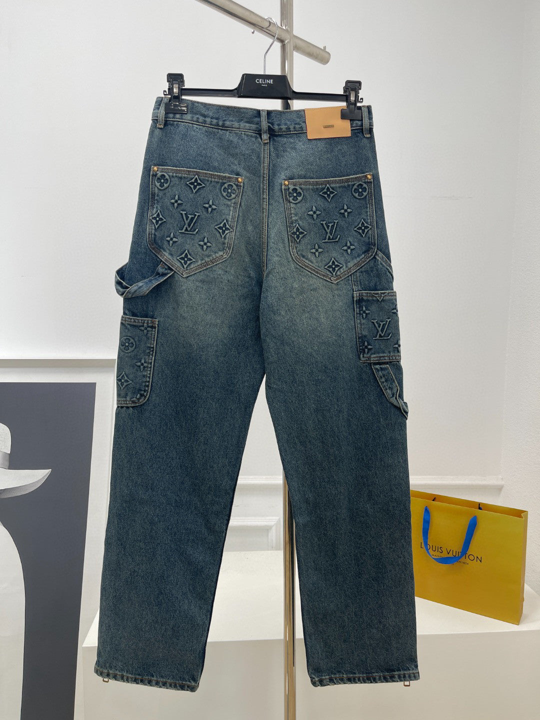 LouisVuitton Spring And Autumn Long Sleeved Denim Coat and Pants Set #94515