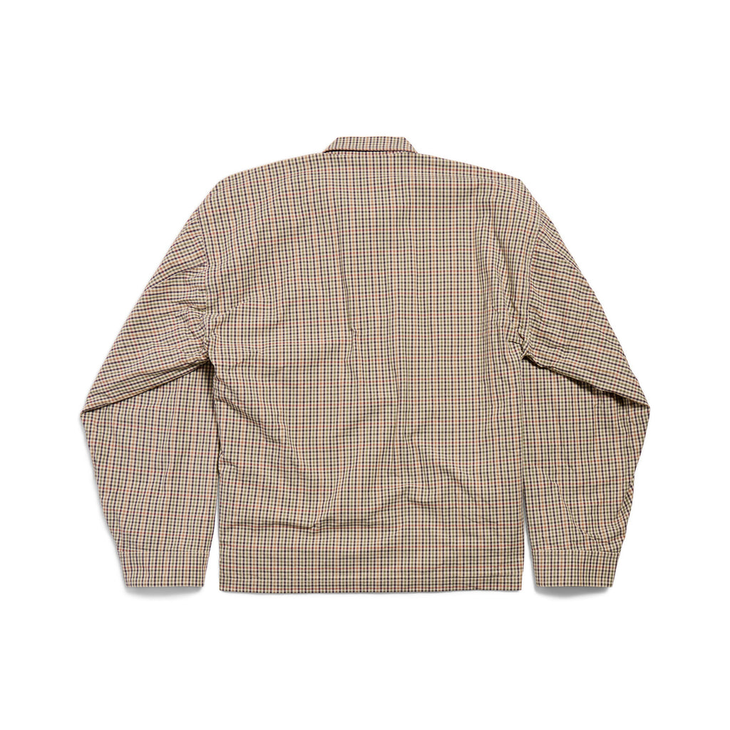 Balenciaga Men's And Women's  Fall/winter Fashion Casual Collared Zipper Plaid Shirt Style Oversized Jacket #79556