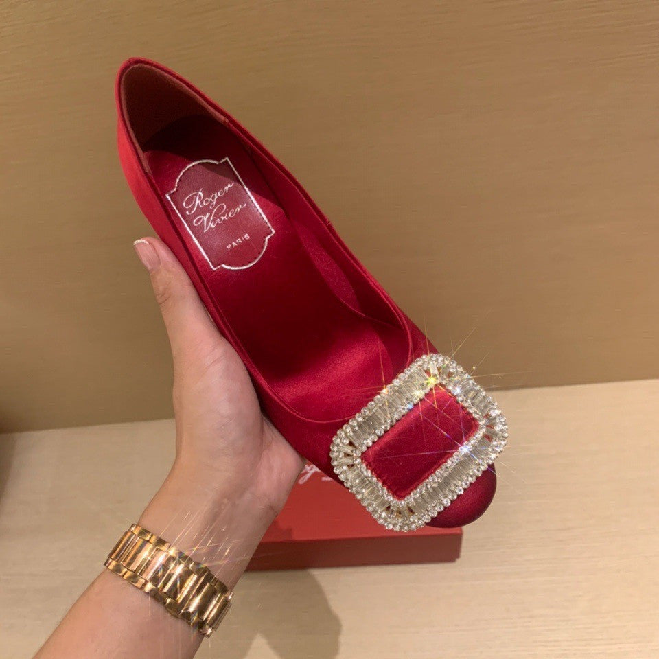 Roger Vivier Silk 6.5cm High Heels#336056