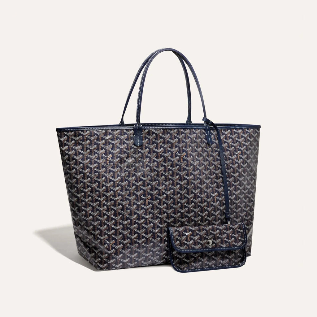 GOYARD Men's Women Saint Louis Handbag Y Full Print Casual Mother Bag Leather Shoulder Bag Tote Bags #77387