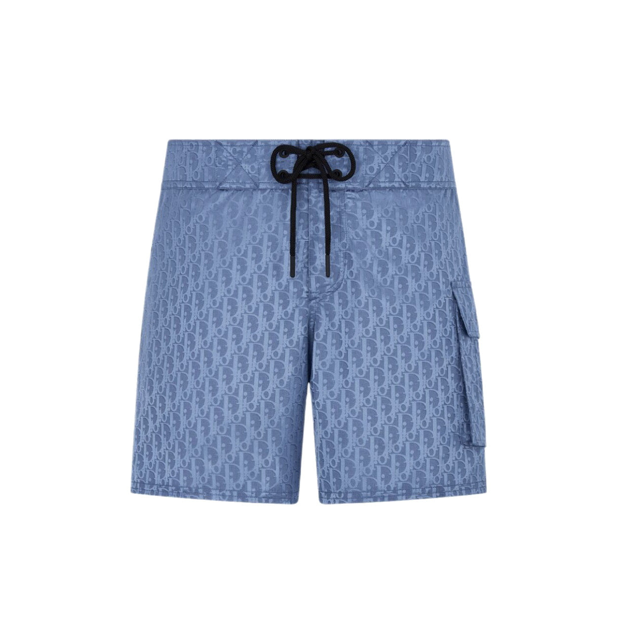 Dior Men's Summer Solid Colour Letter Print Lace Up Casual Silk Straight Swimming Shorts #76873