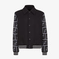 Fendi Men's Autumn and Winter Letter Printed Single Breasted Long Sleeve Baseball Jacket #75447